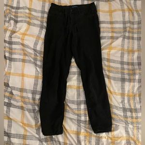 Stretchy black jeggings